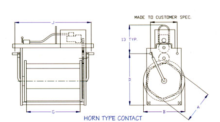 Horn Type Contact