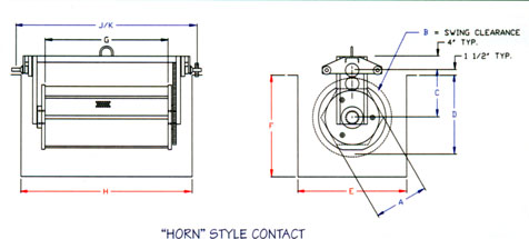 Horn Style Contact